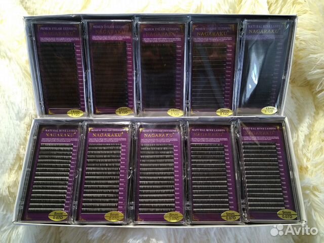 Ресницы для наращивания. Nagaraku