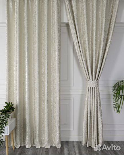 Шторы мрамор Версаль молочный