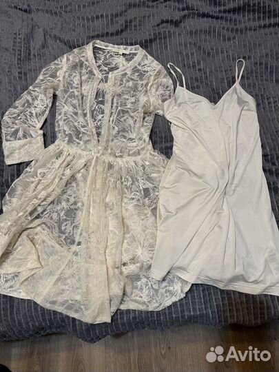 Вечернее платье 42 44 кружевное