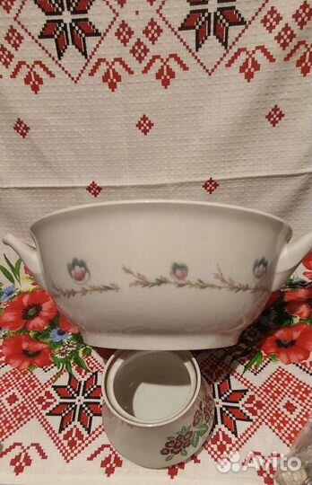 Салатница с ручками СССР