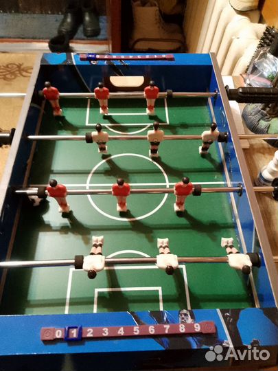 Настольный футбол с подсветкой