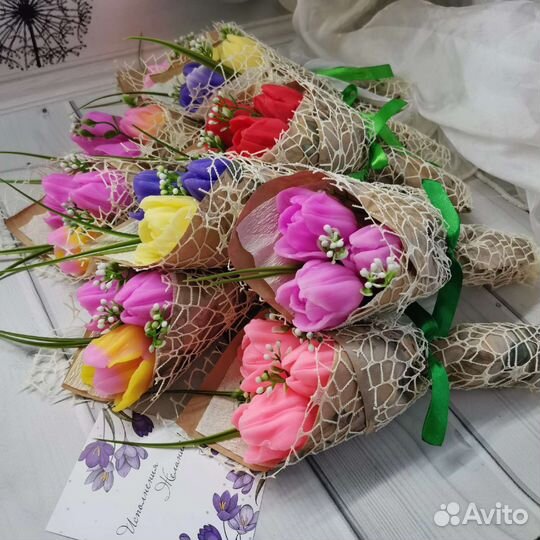 Букет из мыла