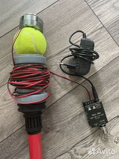 Вибродинамик с телескопическим держателем