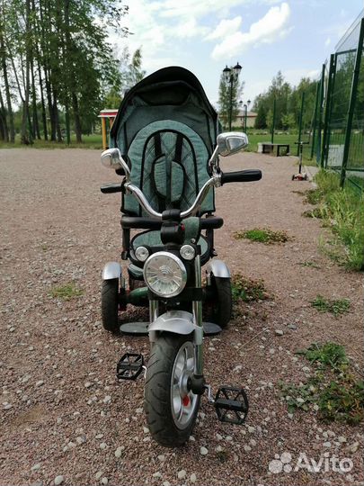 Трехколесный велосипед с родительской ручкой