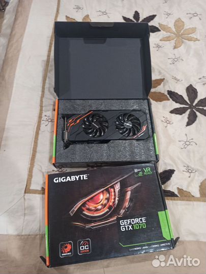 Видеокарта gtx 1070 8gb gigabyte