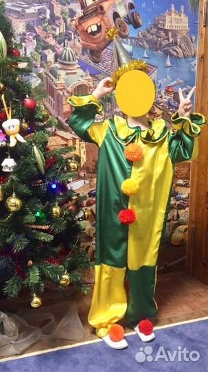 Новогодний костюм клоуна/петрушки