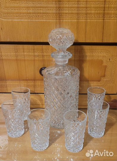 Графин-штоф СССР Богемия 1976г