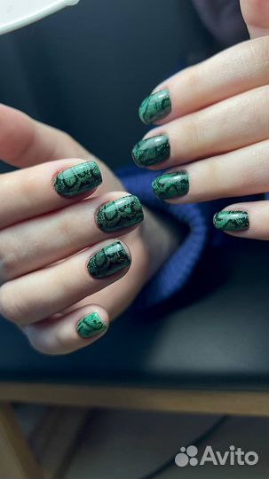 Маникюр / Наращивание / Сложный дизайн