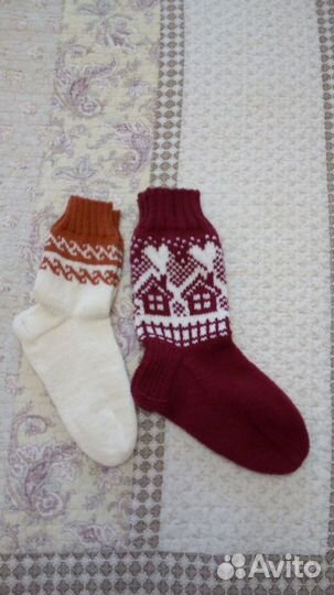 Вязаные носки, шали, бактусы, и др