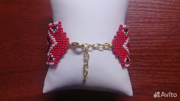 Браслет, фенечка - оберег из бисера этно бохо