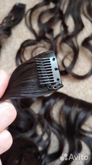 Волосы для наращивания локоны шиньон