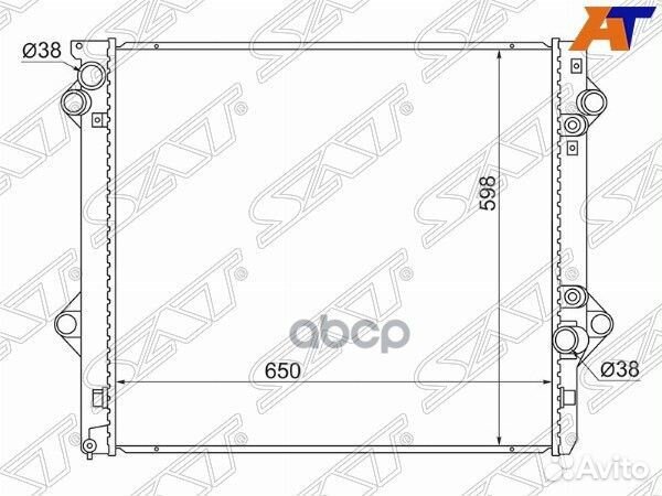 Радиатор Toyota Land Cruiser Prado (J120) 02-09