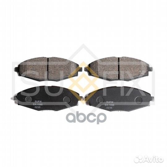 Колодки тормозные дисковые перед прав/лев B