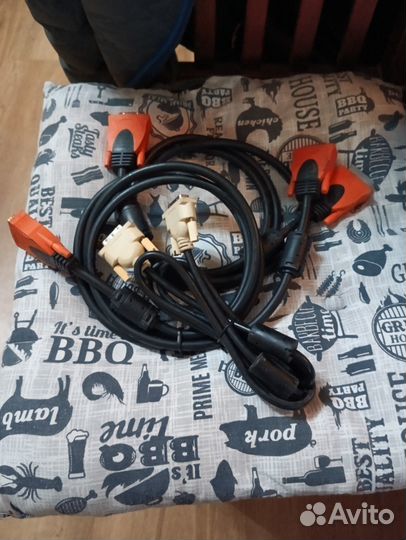 Кабели DVI - DVI, hdmi - hdmi 5м