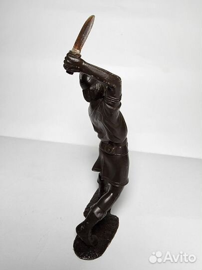 Викинг, древний человек дзи 15 см