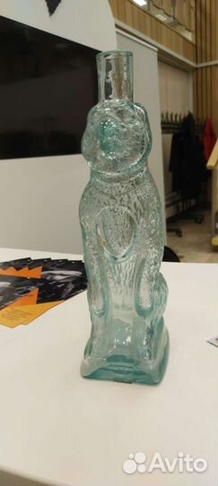 Бутылка водочная Медведь к 19 в стекло состояние