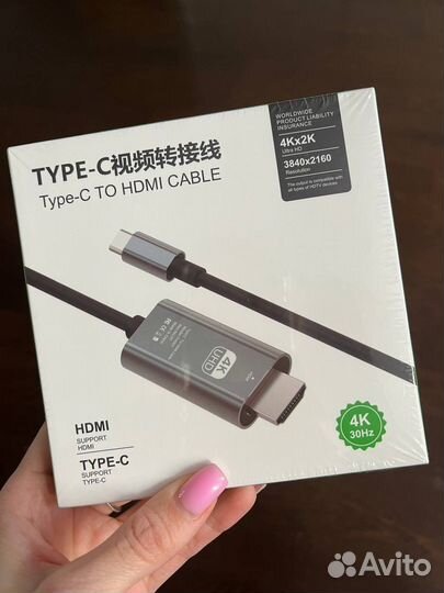 Кабель переходник usb type c hdmi
