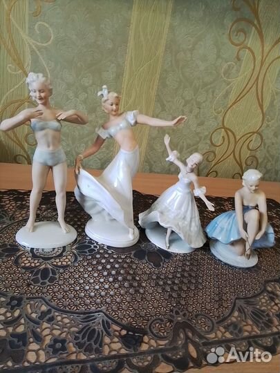Фарфоровые статуэтки балерин Германия