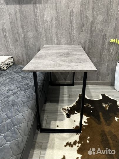 Стол loft серый 120см