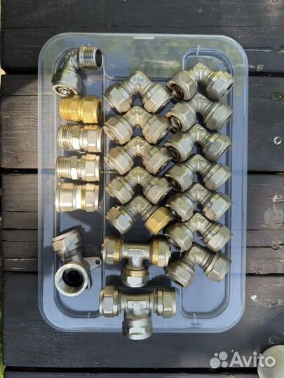 Фитинги valtec 16мм для металлопластиковых труб