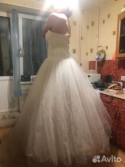Свадебное платье 44 46 пышное