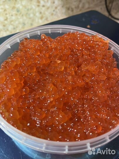 Красная икра кета