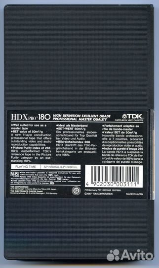 Видеомагнитофон Sony 6 головок Hi-Fi Stereo