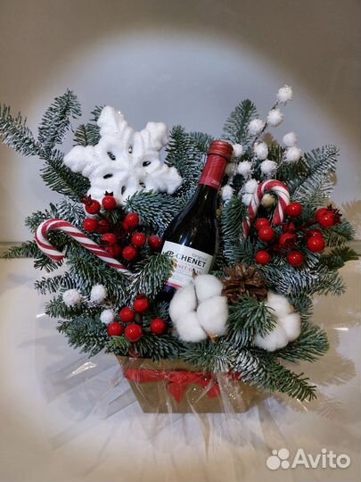 Новогодний венок на стол