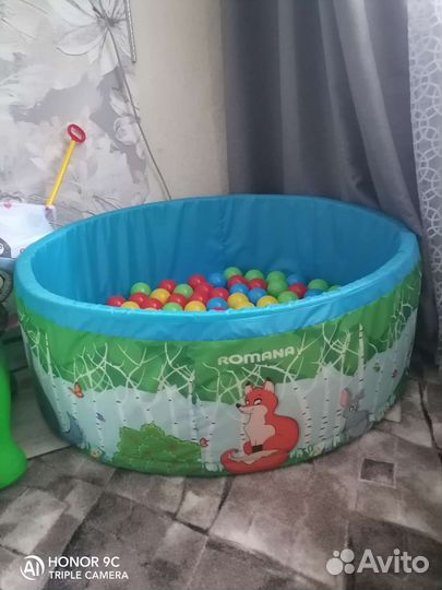 Сухой бассейн с шариками бу