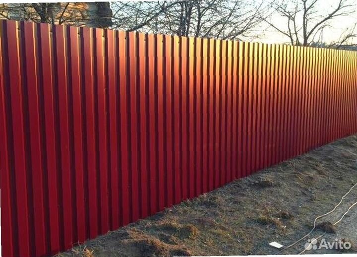 Забор из профнастила