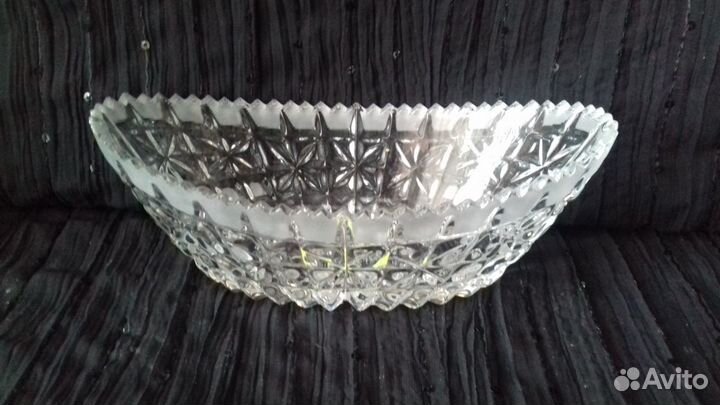 Хрустальные салатники, конфетницы времен СССР