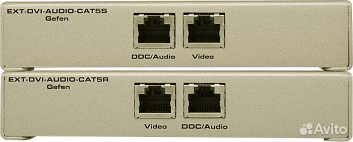 Удлинитель Gefen EXT-DVI-audio-CAT5