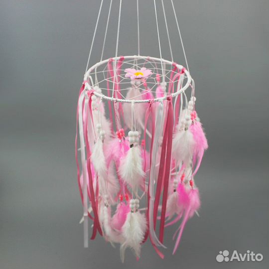 Мобиль в кроватку цветной ловец снов
