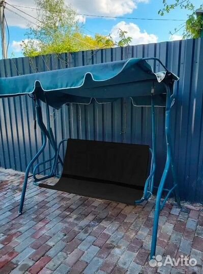 Сиденье для качелей 110х50х50 см темно-серый