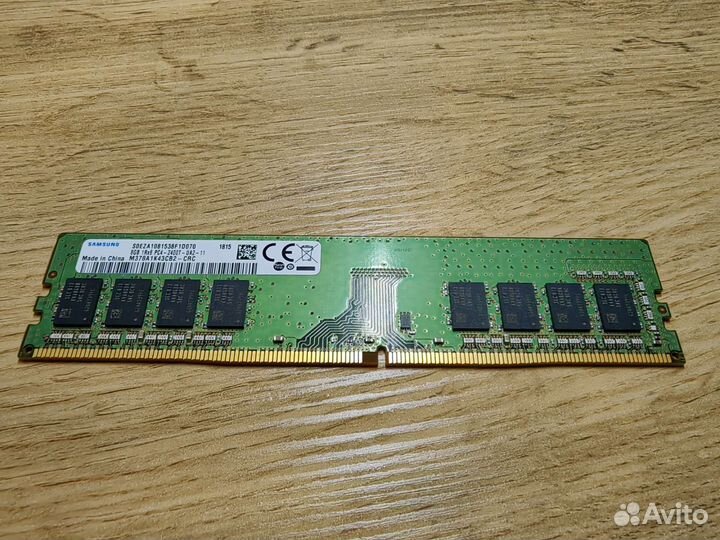 Оперативная память ddr4 8gb 2400 MHz Samsung