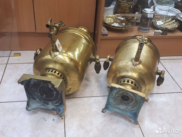 Самовары на дровах капельник поднос баба