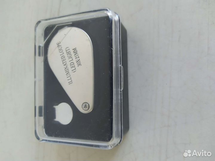 Лупа с подсветкой складная 30 кратное увеличение