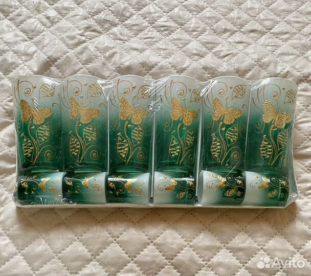 Набор бокалов и рюмок (новый)