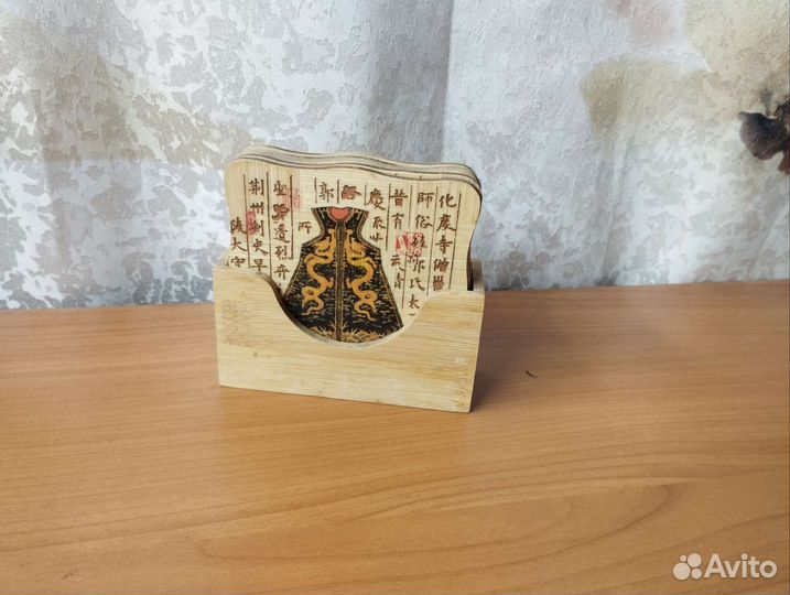 Набор бамбуковых подставок 6 шт