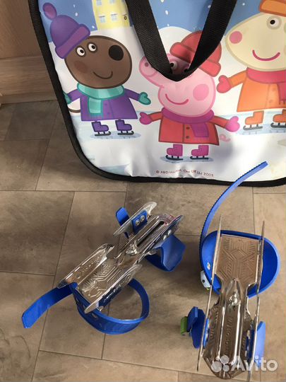 Коньки детские двухполозные