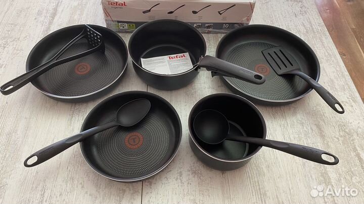 Набор посуды Tefal ingenio 10 предметов