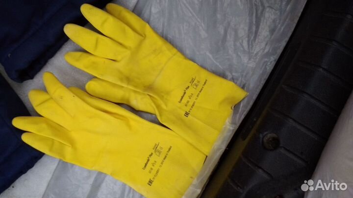 Перчатки рабочие,резиновые