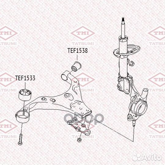 Сайлентблок рычага hyundai tucson -10 перед.под