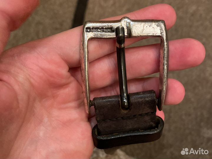 Мужской кожаный ремень diesel