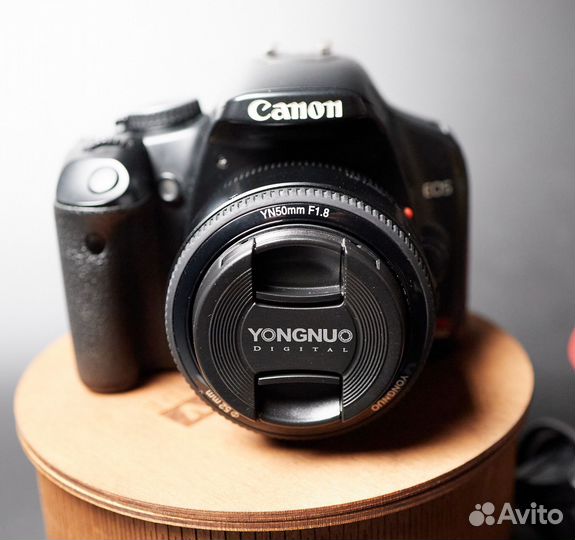 Фотоаппарат canon 450d/yongnou 50mm/f1.8