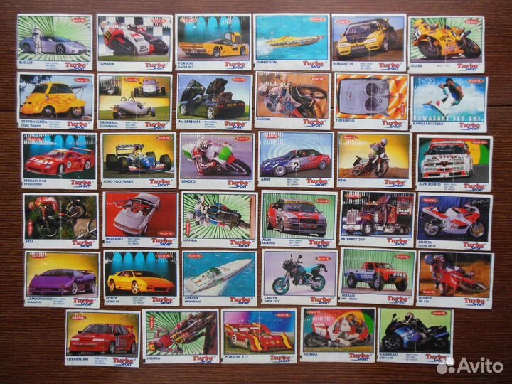 Вкладыши от жвачек