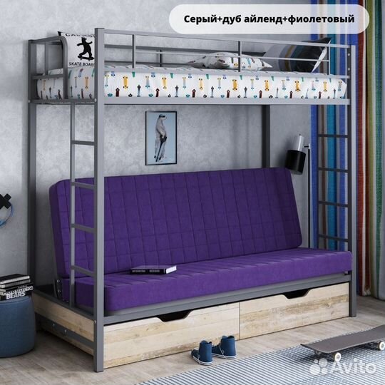 Кровать с ящиками