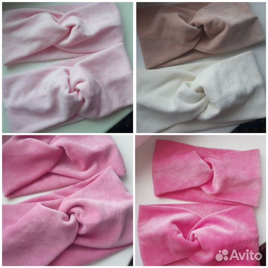 Повязка теплая велюровая