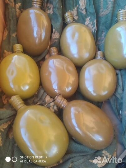 Фляжка армейская с чехлом сссс новая с хранения