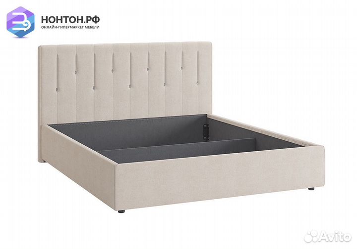Кровать Кристи 2 1.6 м крем